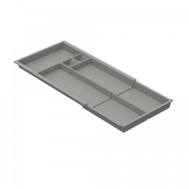 EXPANDABLE OFFICE DRAWER ORGANIZER PEN TRAY-20x34/44.5cm-GRAY